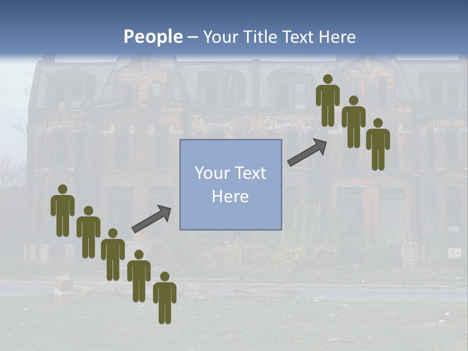 Haunted Aged Desolate PowerPoint Template