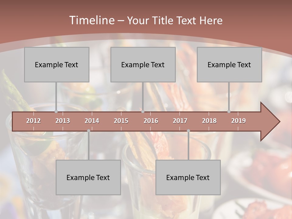 Vegetables Shrimp Lunch PowerPoint Template