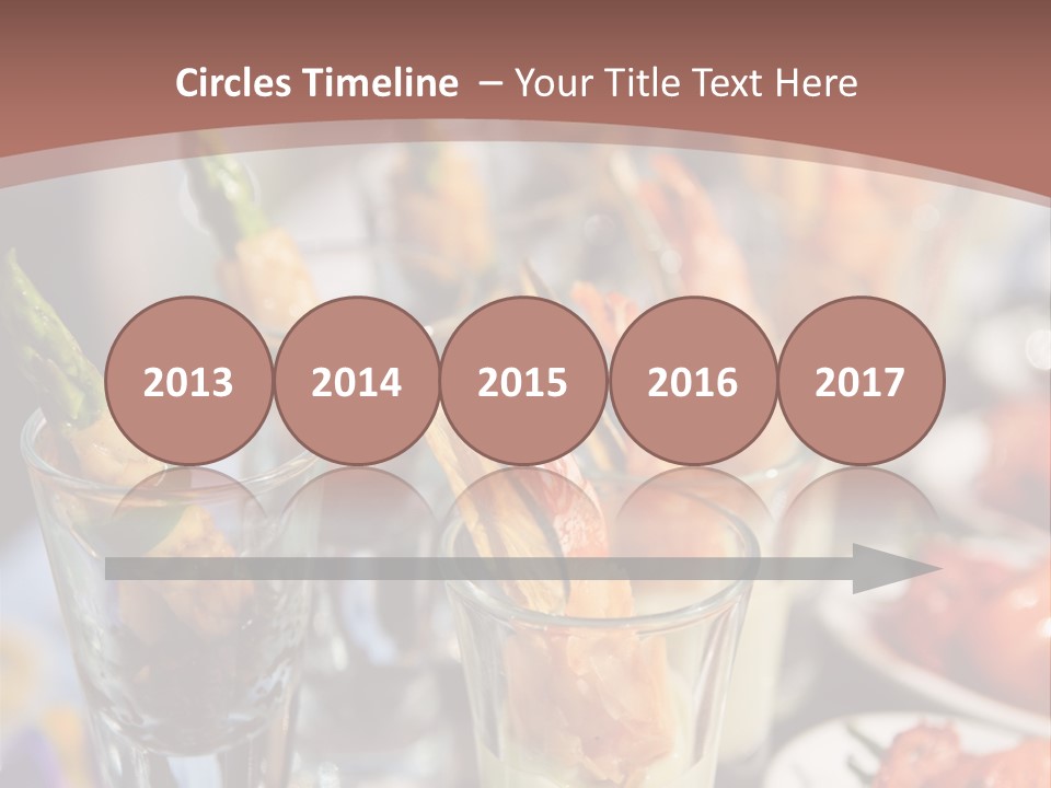 Vegetables Shrimp Lunch PowerPoint Template