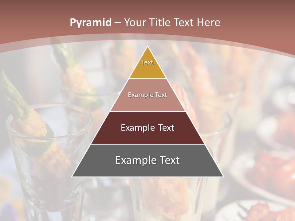 Vegetables Shrimp Lunch PowerPoint Template