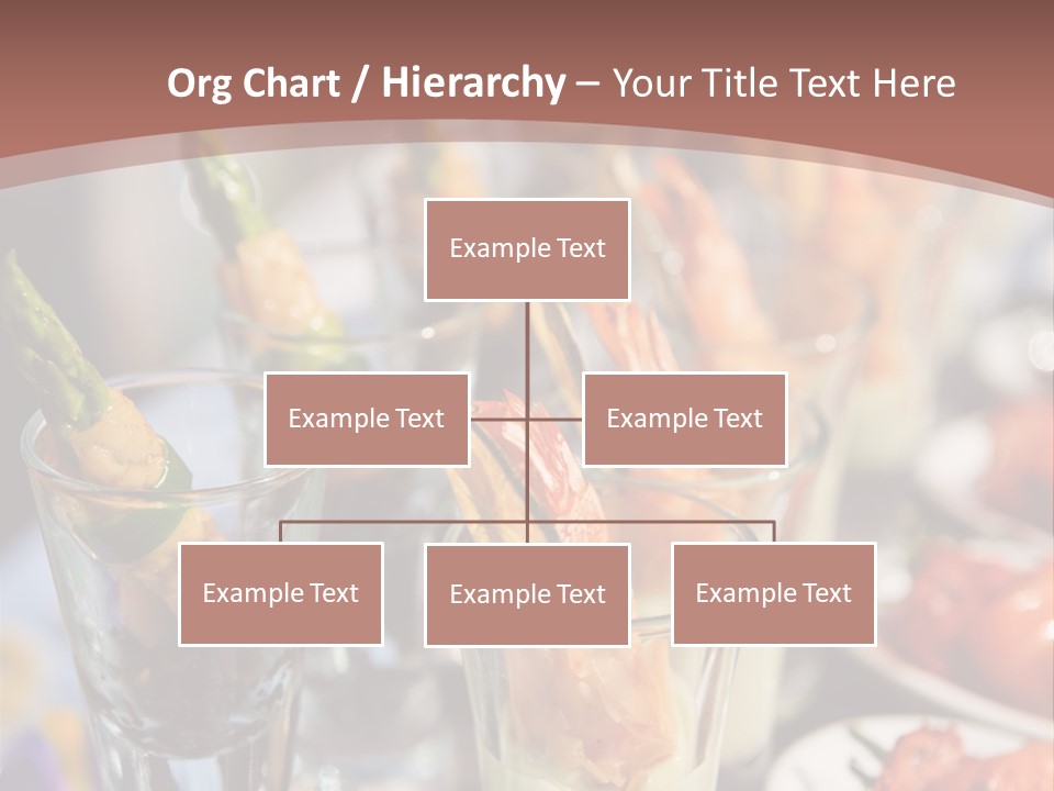 Vegetables Shrimp Lunch PowerPoint Template