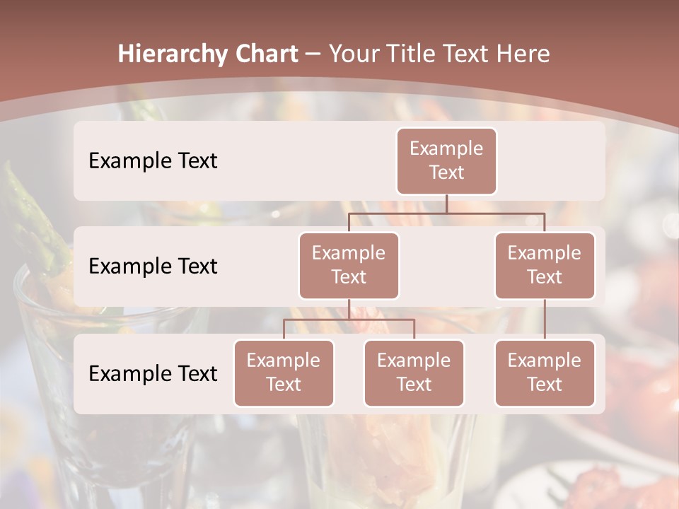 Vegetables Shrimp Lunch PowerPoint Template