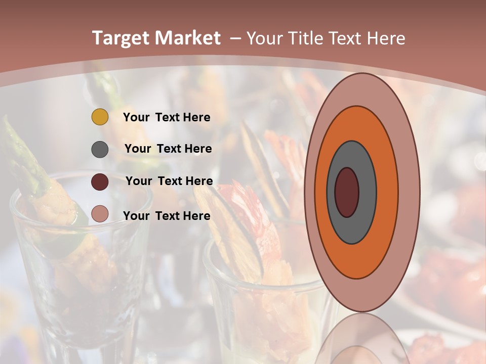 Vegetables Shrimp Lunch PowerPoint Template