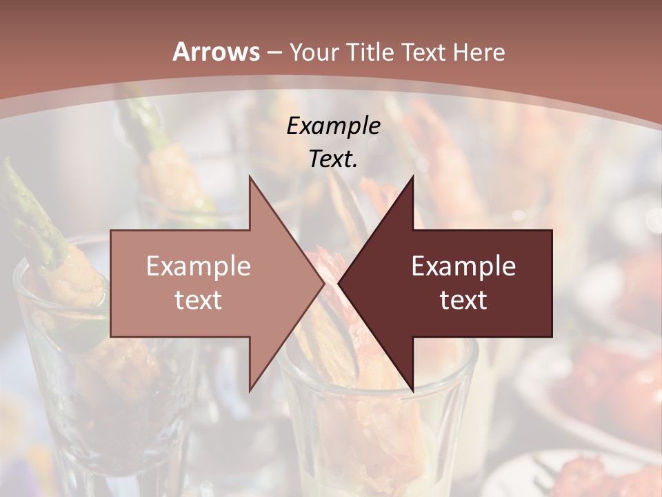 Vegetables Shrimp Lunch PowerPoint Template