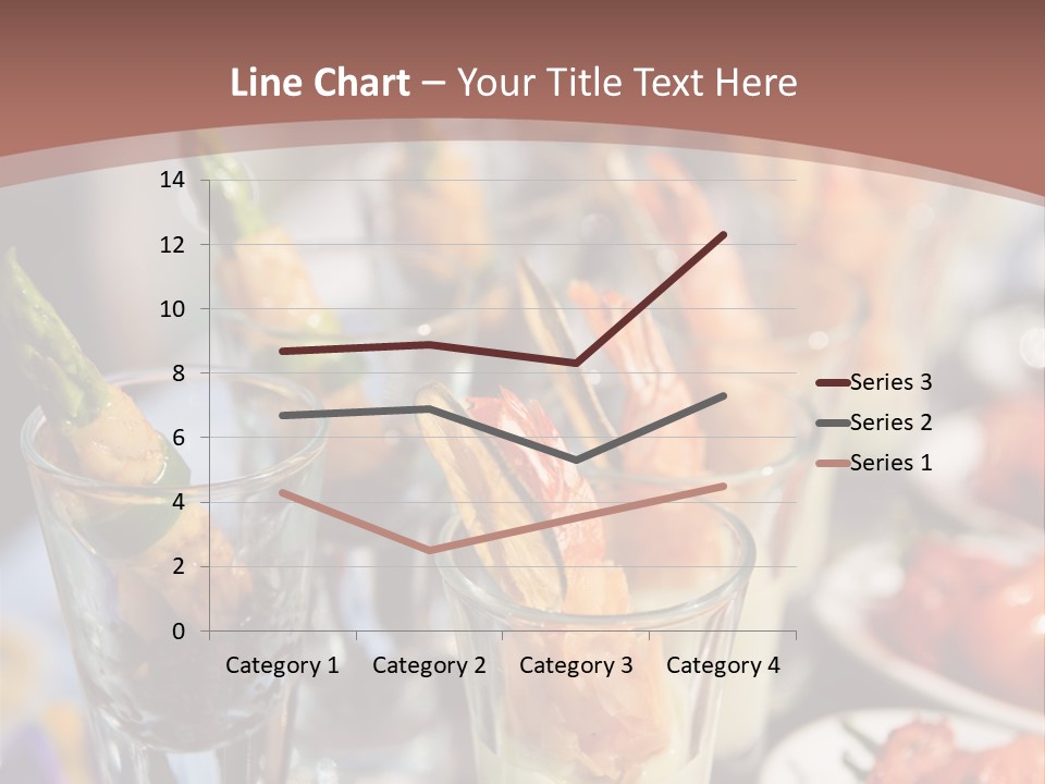 Vegetables Shrimp Lunch PowerPoint Template