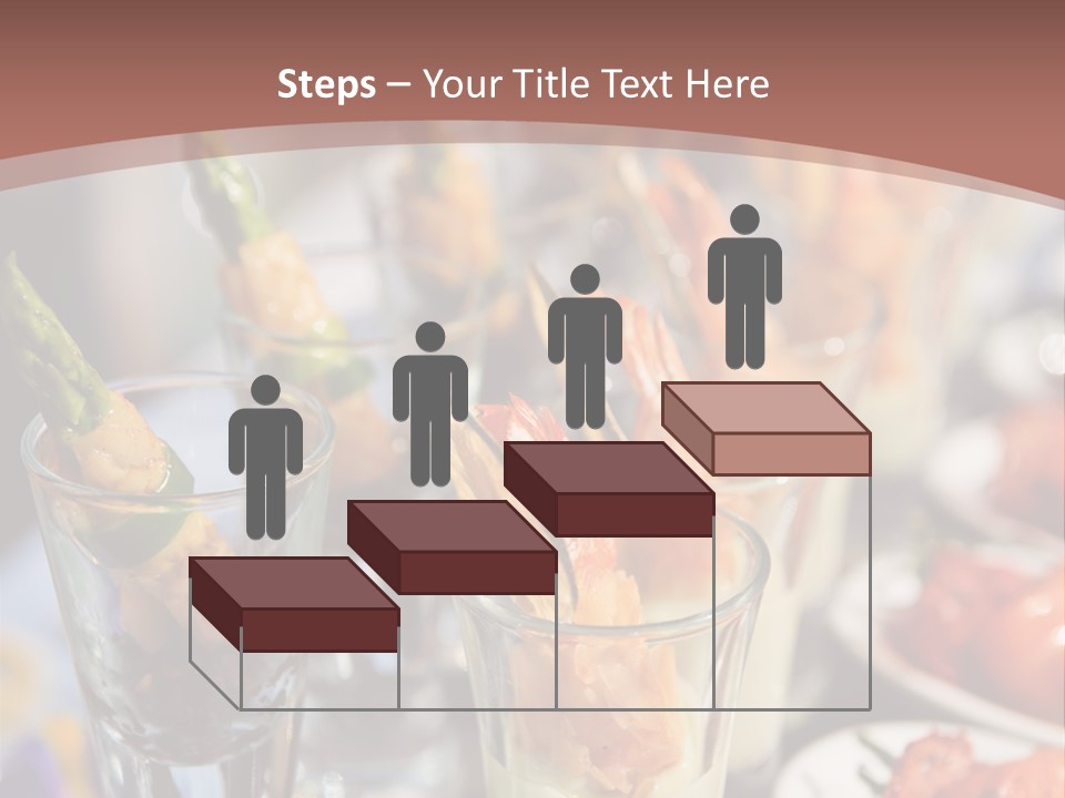 Vegetables Shrimp Lunch PowerPoint Template