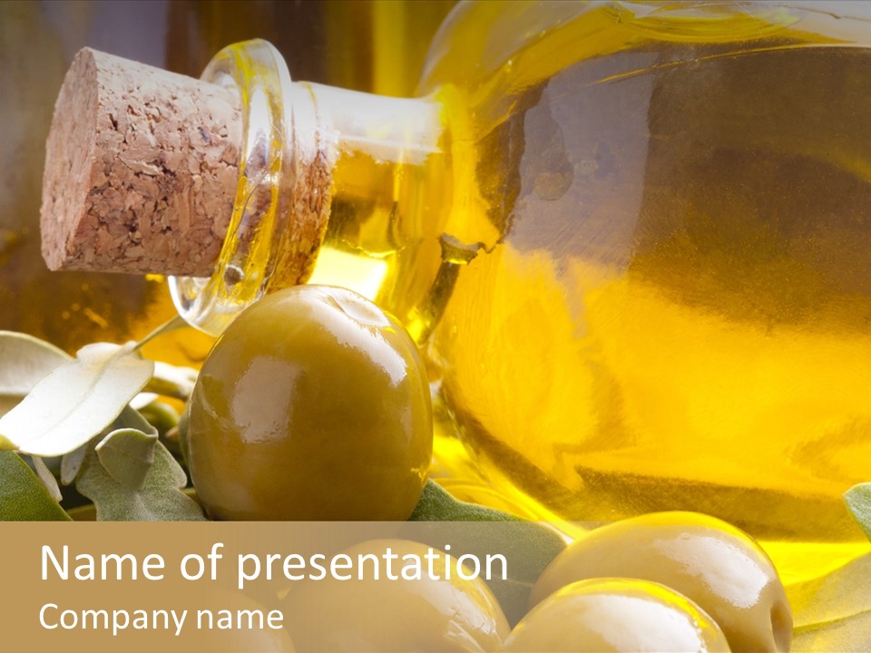 Mediterranean Chamomile Spain PowerPoint Template