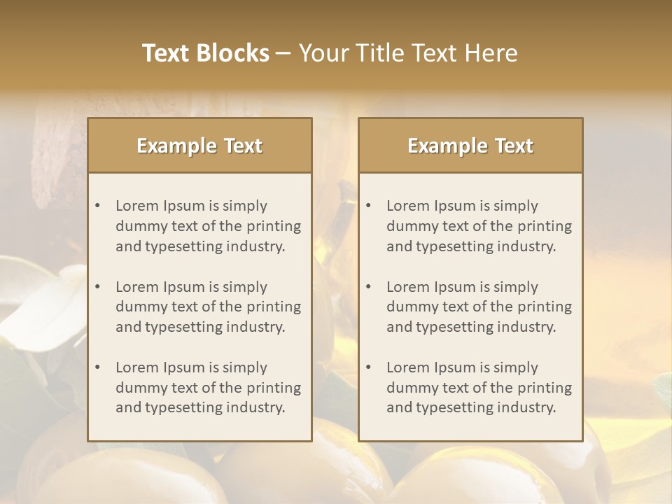 Mediterranean Chamomile Spain PowerPoint Template