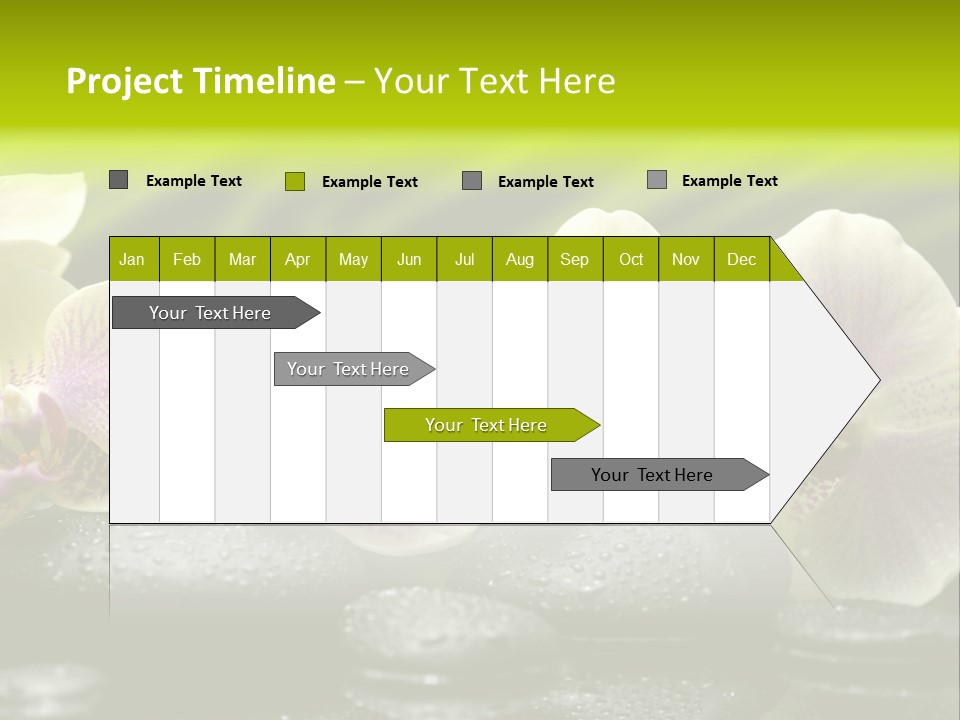 Stone Meditation Petal PowerPoint Template