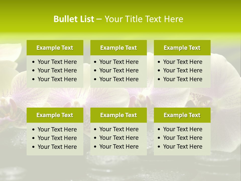 Stone Meditation Petal PowerPoint Template