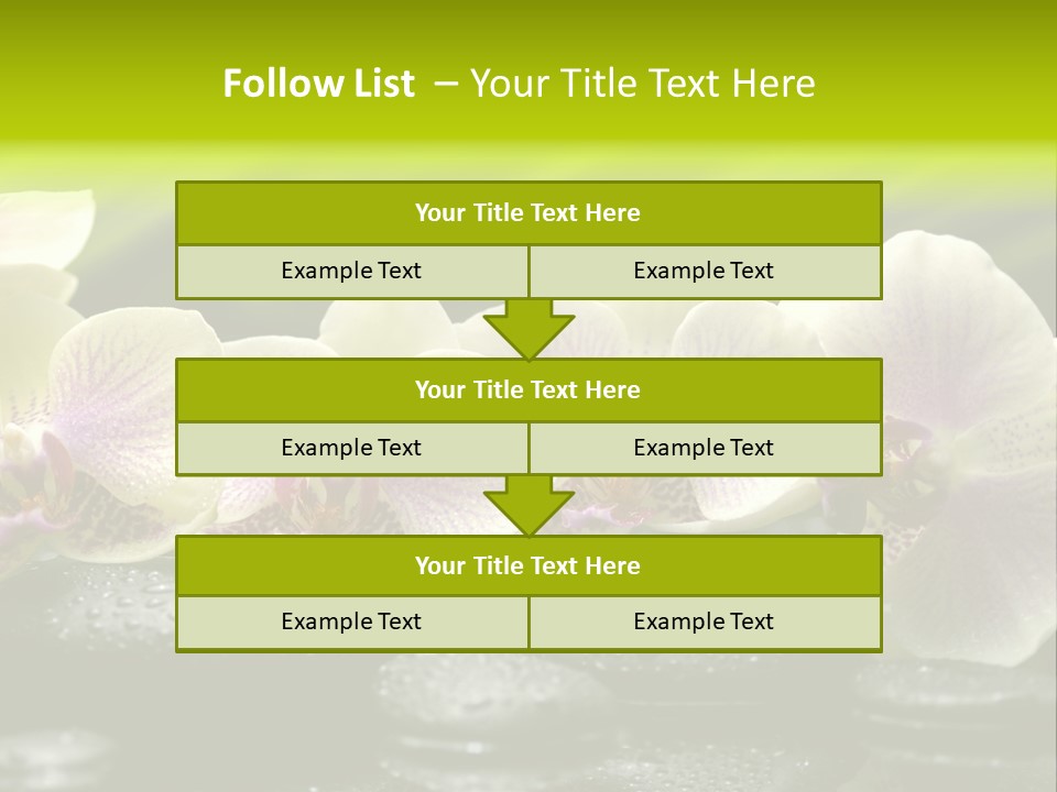 Stone Meditation Petal PowerPoint Template