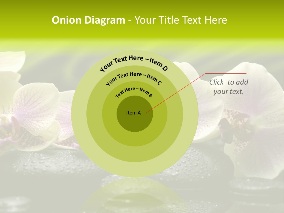 Stone Meditation Petal PowerPoint Template