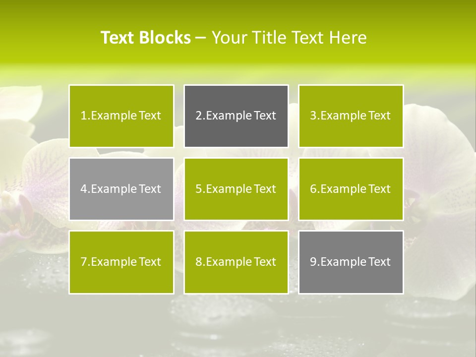 Stone Meditation Petal PowerPoint Template