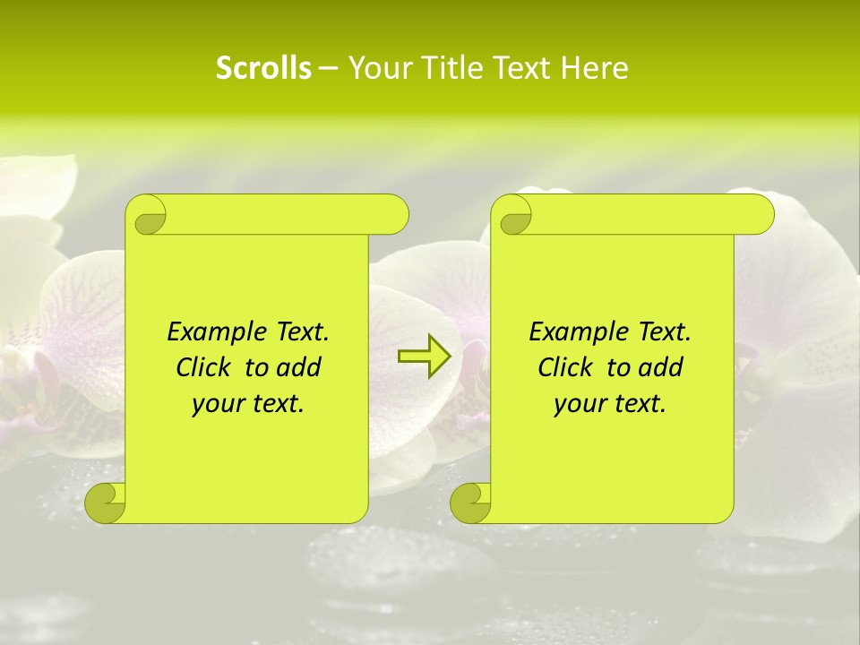Stone Meditation Petal PowerPoint Template