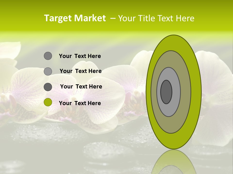 Stone Meditation Petal PowerPoint Template