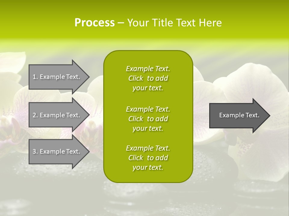 Stone Meditation Petal PowerPoint Template