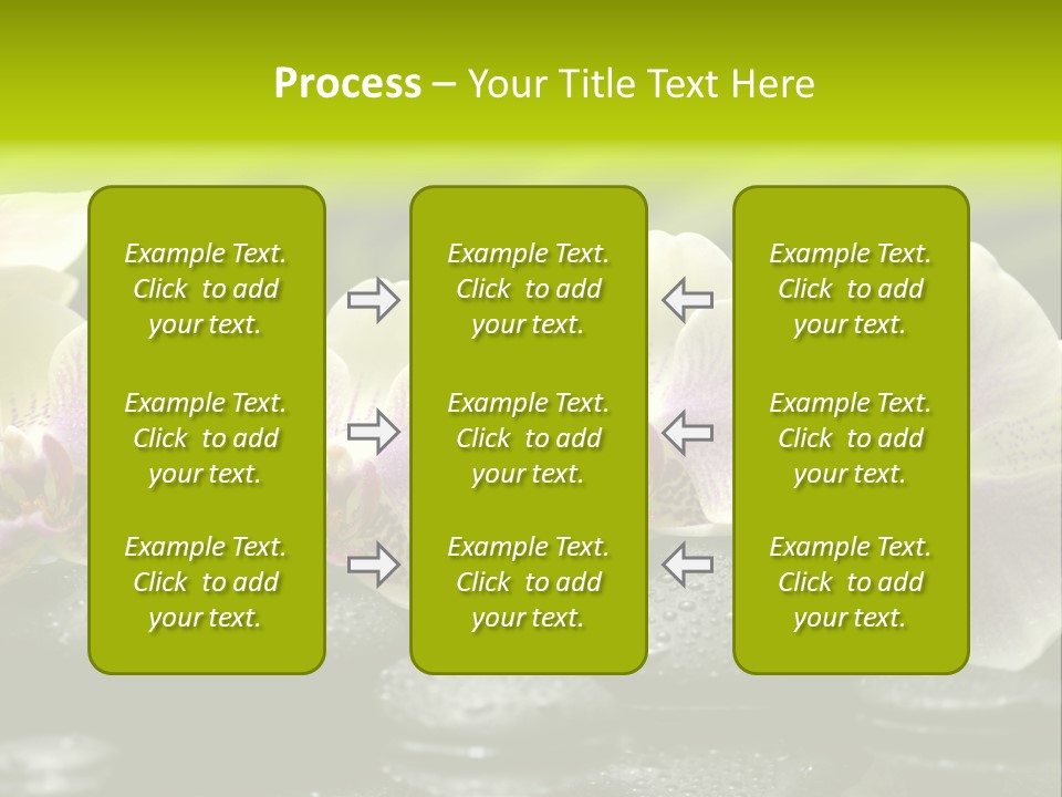 Stone Meditation Petal PowerPoint Template