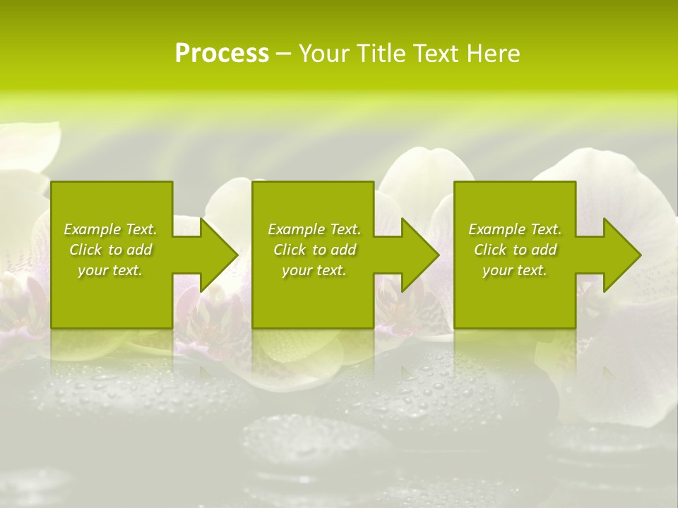 Stone Meditation Petal PowerPoint Template