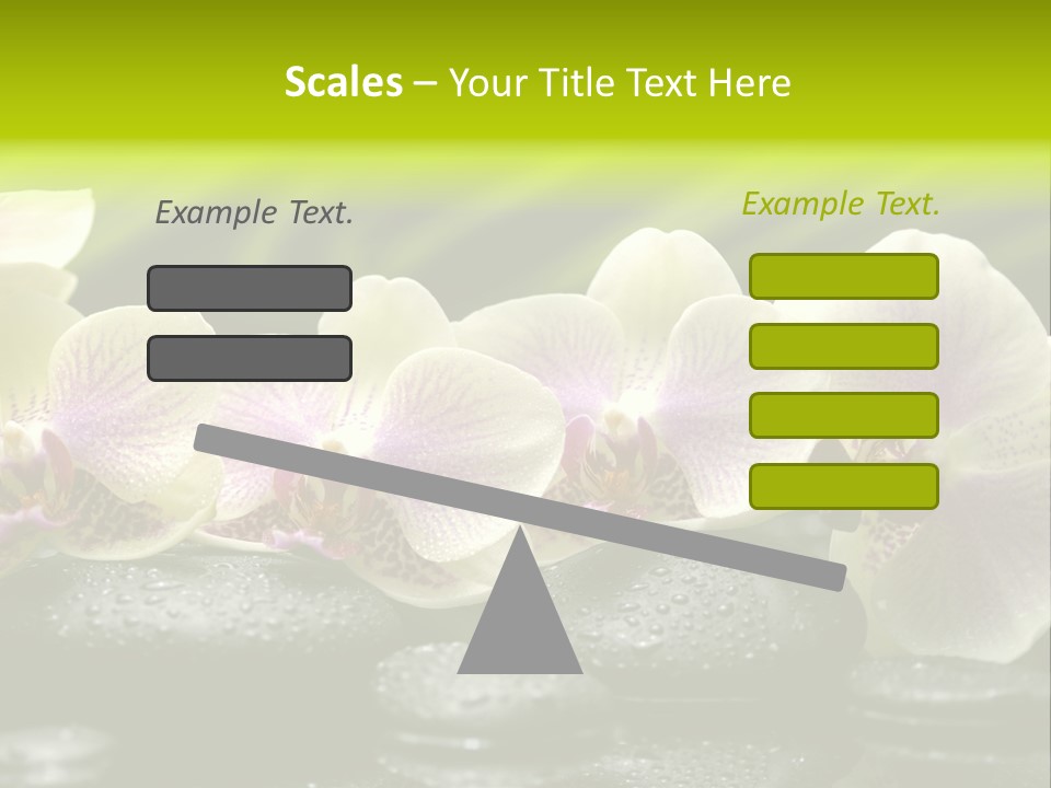 Stone Meditation Petal PowerPoint Template