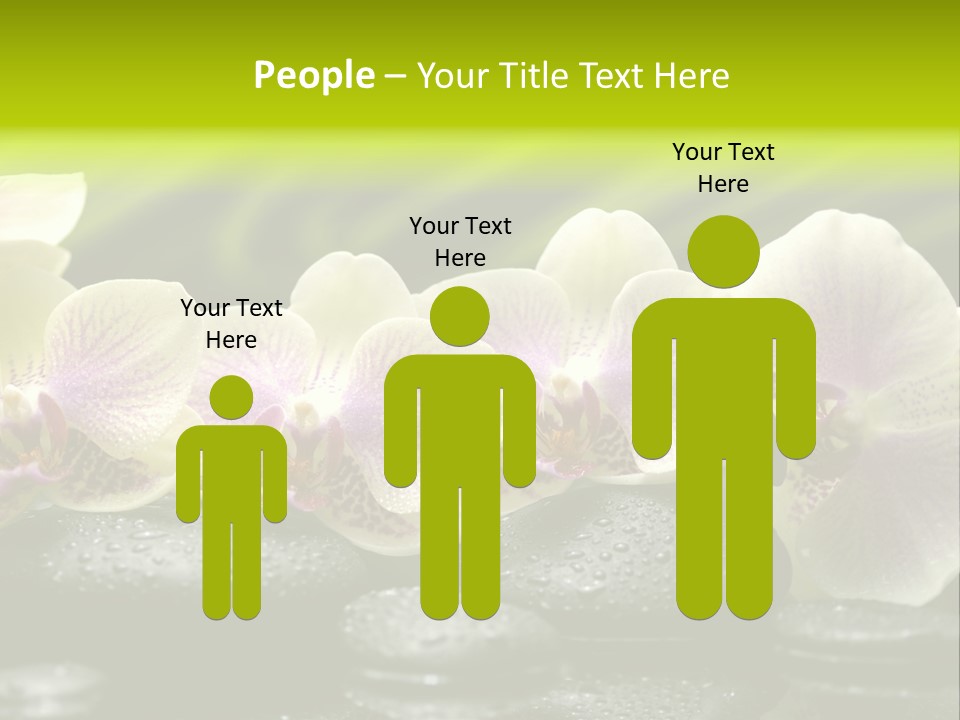 Stone Meditation Petal PowerPoint Template