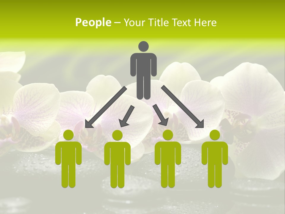 Stone Meditation Petal PowerPoint Template