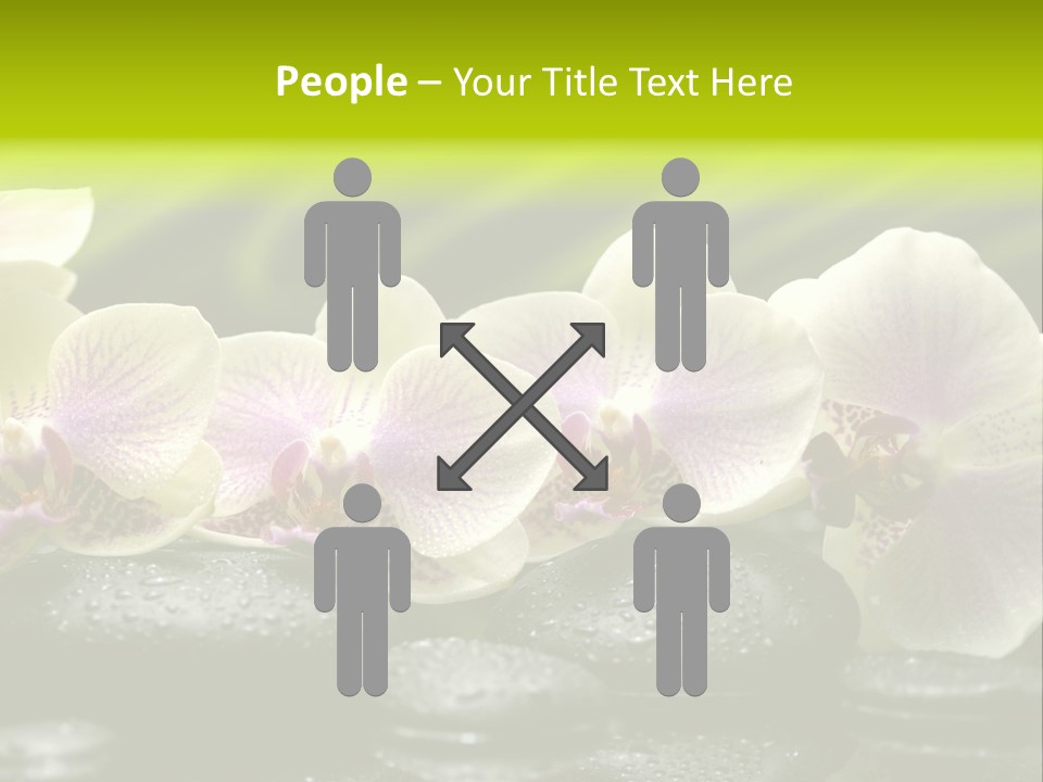 Stone Meditation Petal PowerPoint Template