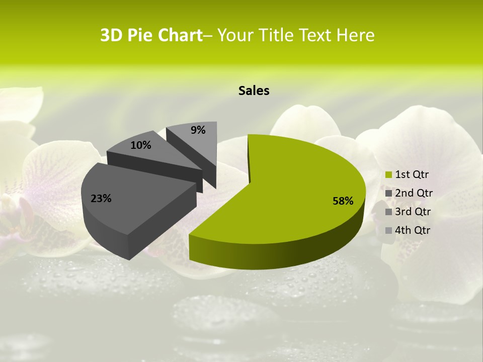 Stone Meditation Petal PowerPoint Template