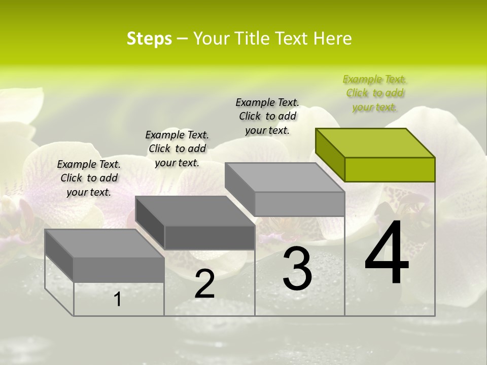 Stone Meditation Petal PowerPoint Template