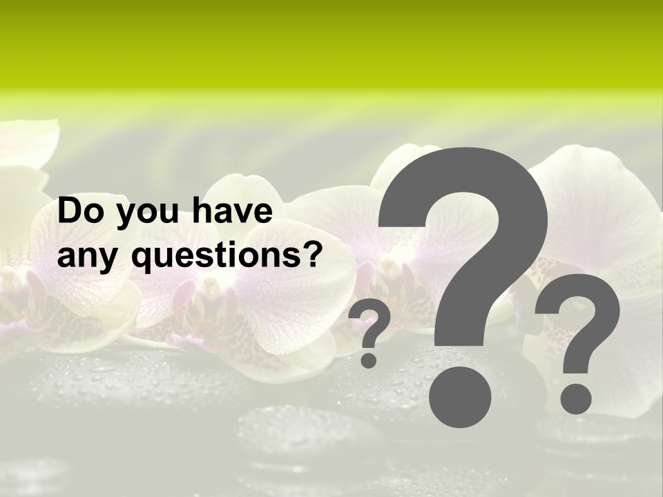 Stone Meditation Petal PowerPoint Template