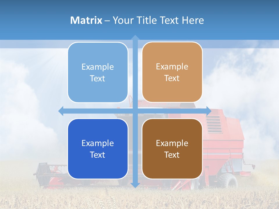 Produce Growing Harvest PowerPoint Template