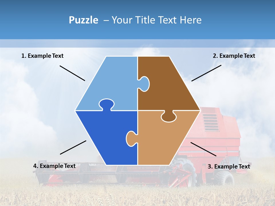 Produce Growing Harvest PowerPoint Template