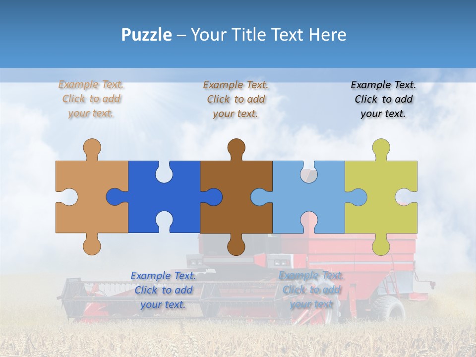 Produce Growing Harvest PowerPoint Template