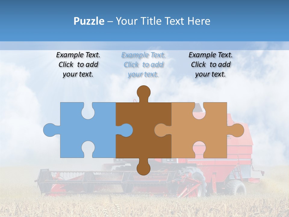 Produce Growing Harvest PowerPoint Template