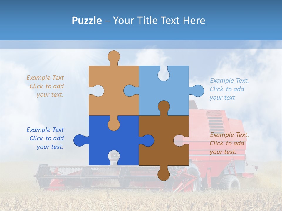 Produce Growing Harvest PowerPoint Template