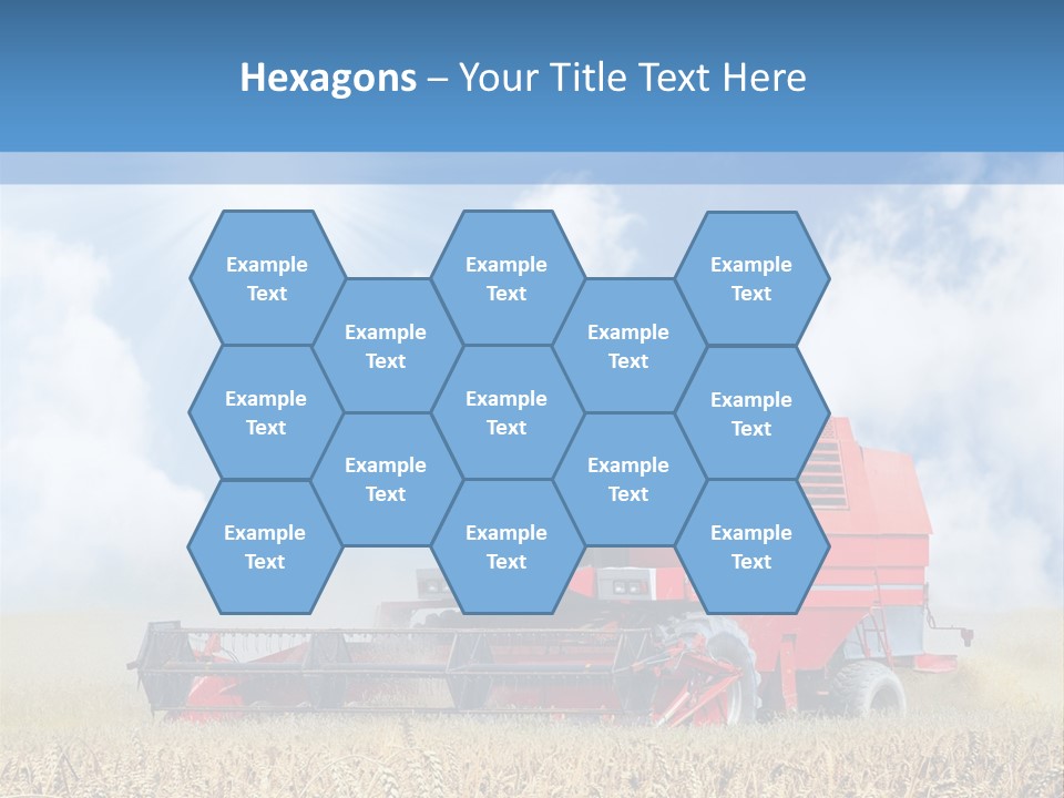 Produce Growing Harvest PowerPoint Template
