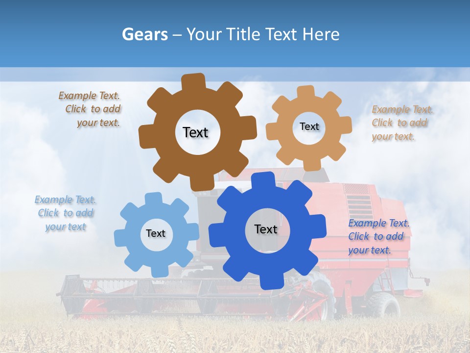 Produce Growing Harvest PowerPoint Template