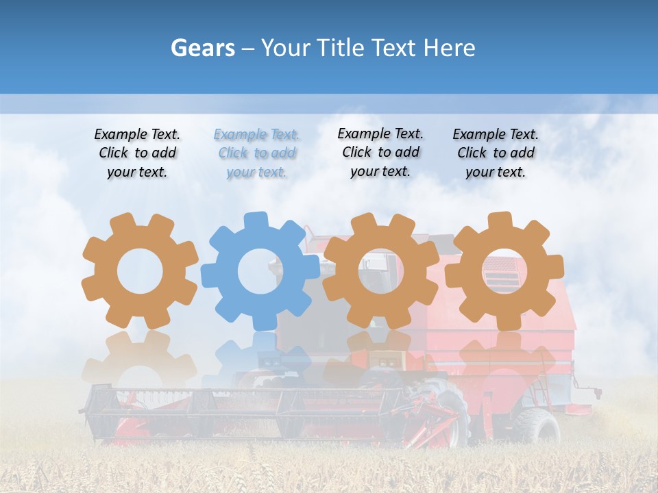 Produce Growing Harvest PowerPoint Template