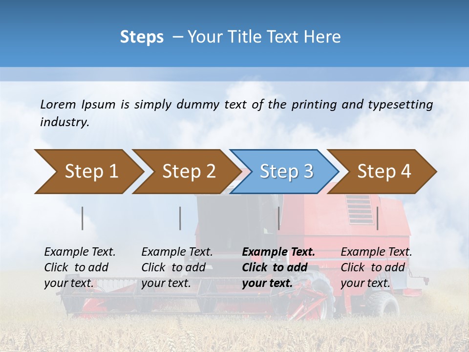 Produce Growing Harvest PowerPoint Template