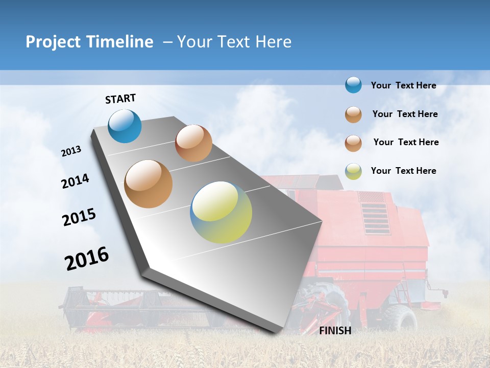 Produce Growing Harvest PowerPoint Template