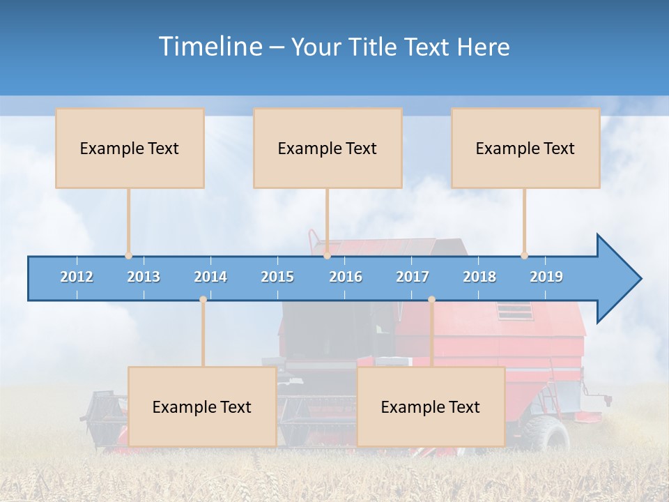 Produce Growing Harvest PowerPoint Template