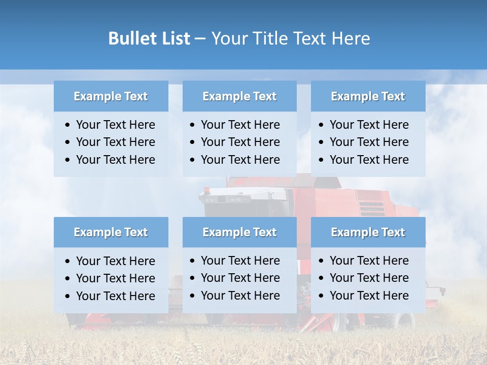Produce Growing Harvest PowerPoint Template
