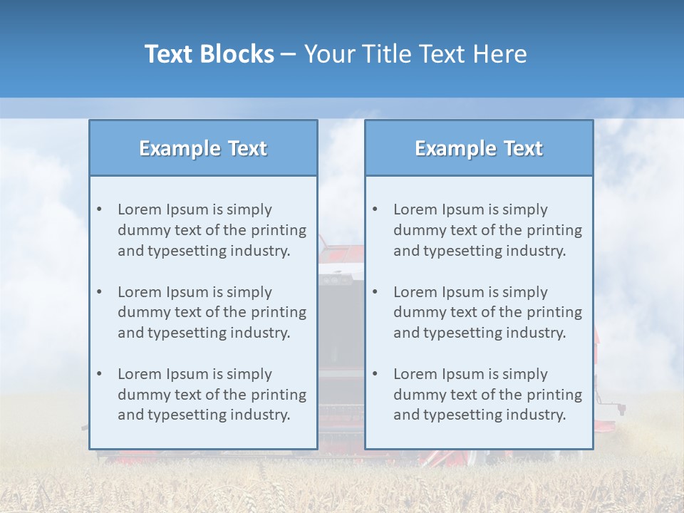 Produce Growing Harvest PowerPoint Template