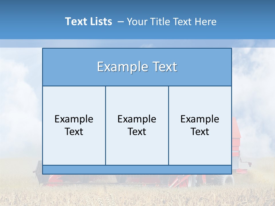 Produce Growing Harvest PowerPoint Template