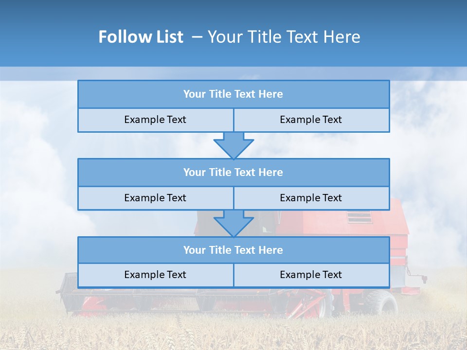 Produce Growing Harvest PowerPoint Template