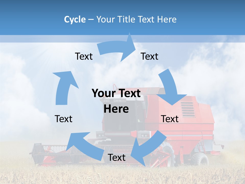 Produce Growing Harvest PowerPoint Template