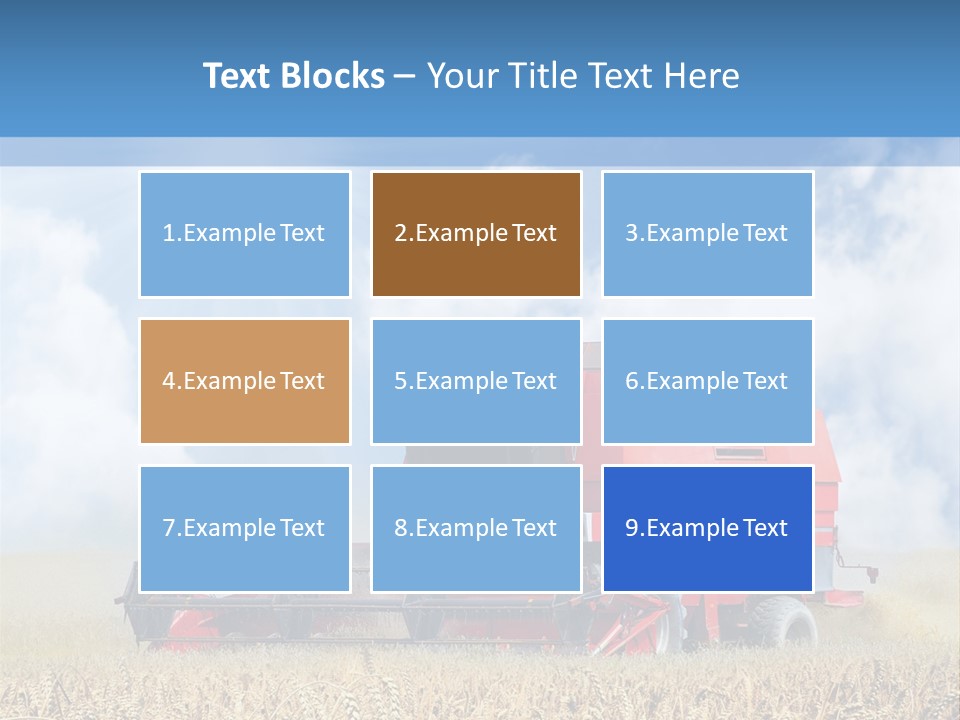 Produce Growing Harvest PowerPoint Template