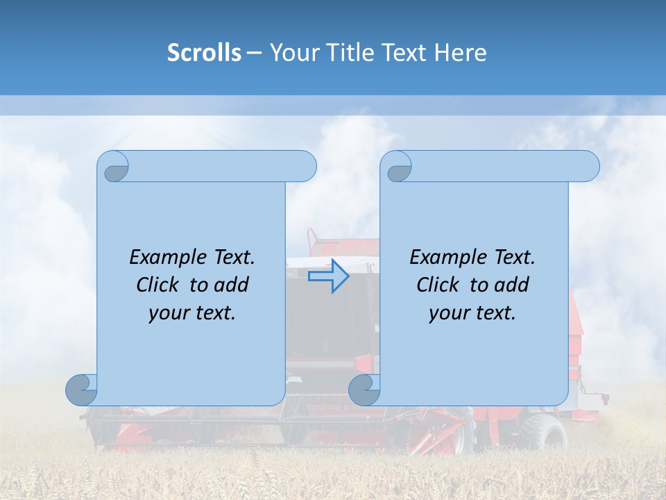Produce Growing Harvest PowerPoint Template