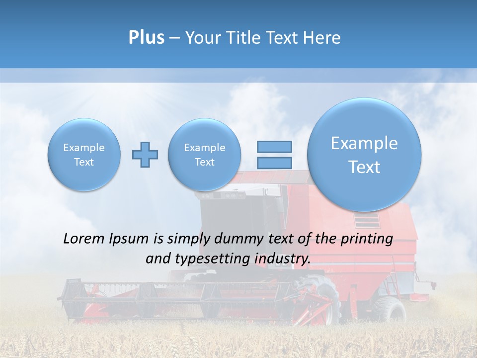 Produce Growing Harvest PowerPoint Template