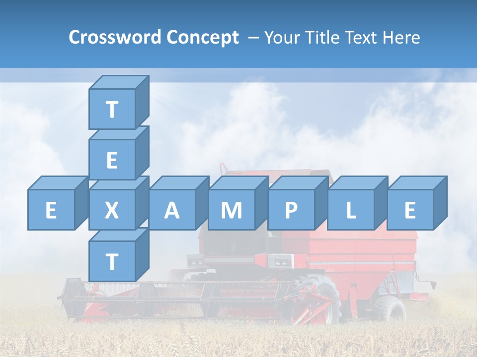 Produce Growing Harvest PowerPoint Template
