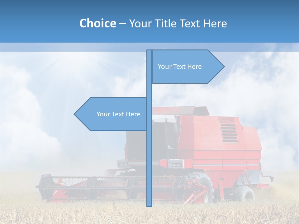 Produce Growing Harvest PowerPoint Template